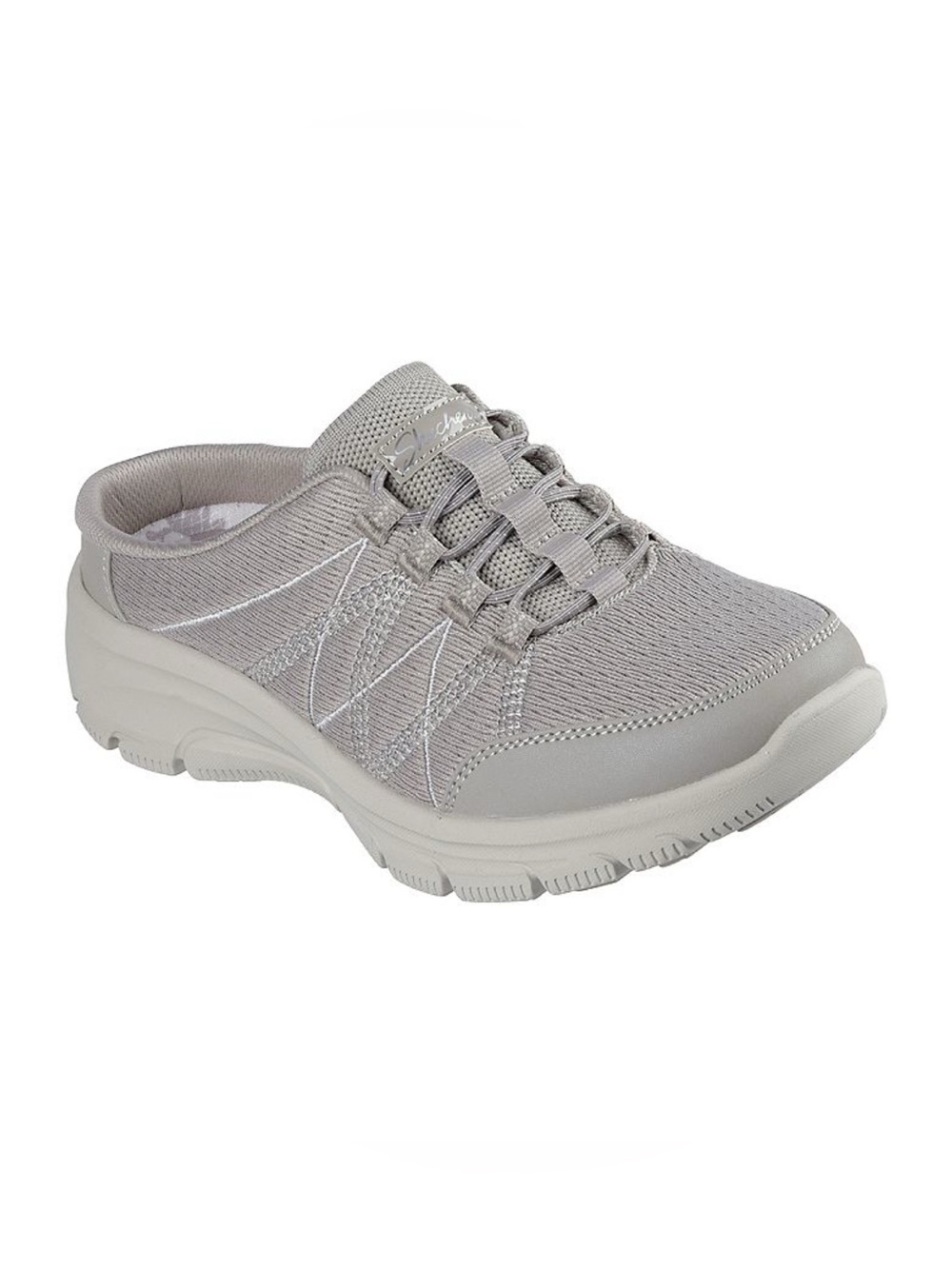 Skechers Women's Relaxed Fit Easy Going Clogs-Taupe